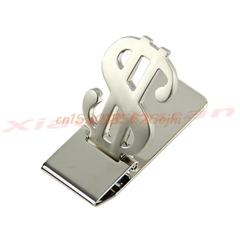 

Money Clip Stainless Steel Cash Bills Credit Card Holder Dollar Design #H030#