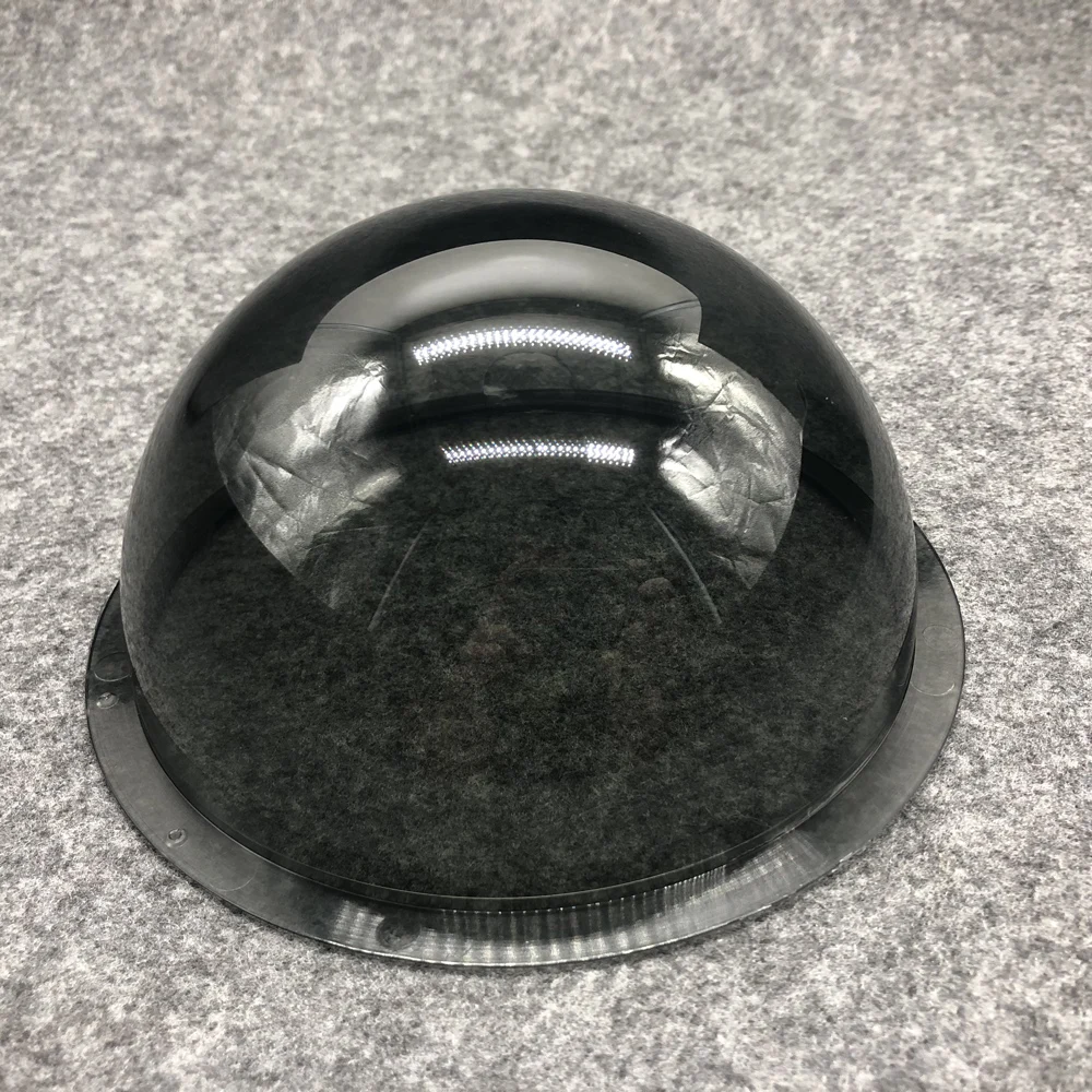 6.2 inch Outer Dark Gray Dome Camera Lens Housing Outdoor High speed