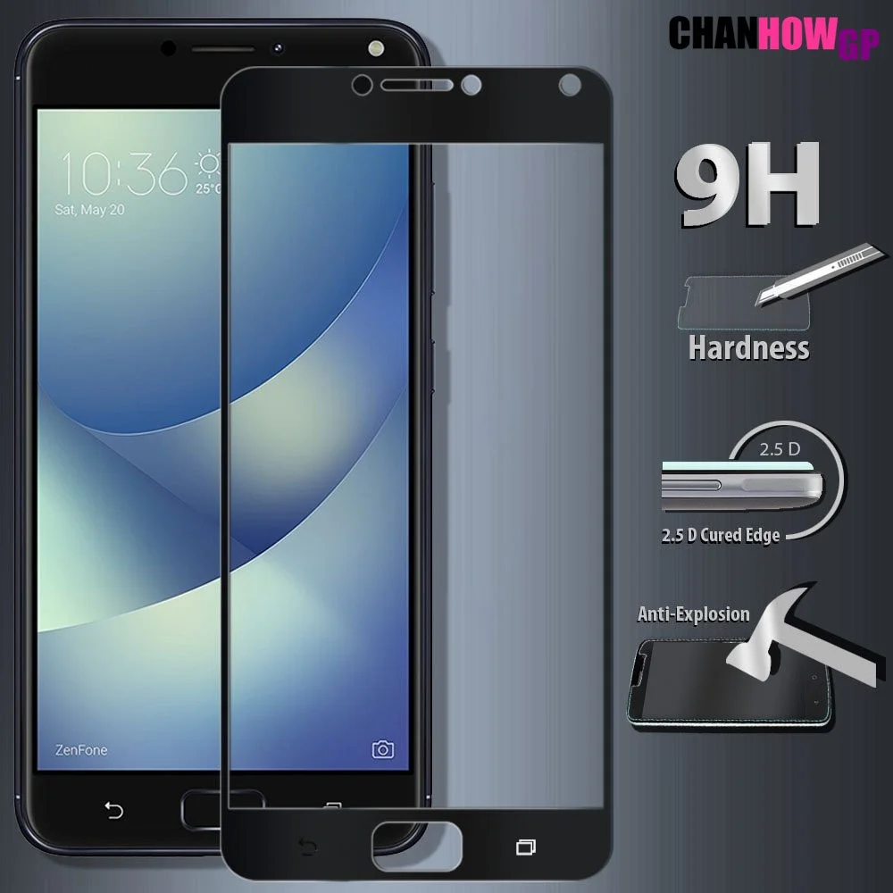 Закаленное стекло для Asus Zenfone 4 Pro ZS551KL 4Pro Защитная пленка экрана 2.5D 9H Zs551kl|tempered