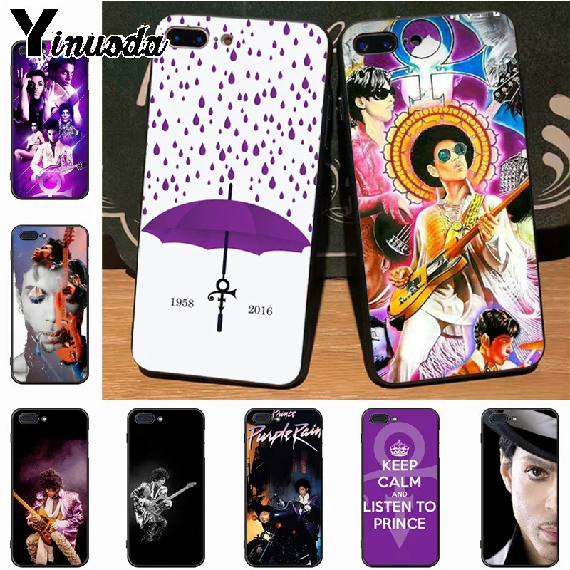 

Yinuoda Cartoon prince rogers nelson Luxury Hybrid phone case for Apple iPhone 8 7 6 6S Plus X 5S 11pro SE 5C case Cover
