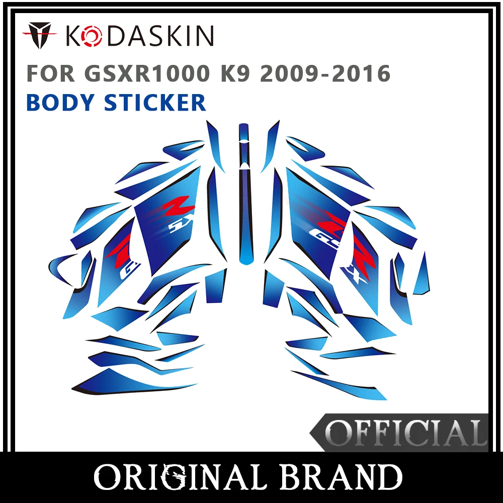 

KODASKIN Motorcycle For SUZUKI GSXR1000 K9 2009-2016 2D Fairing Emblem Sticker Decal
