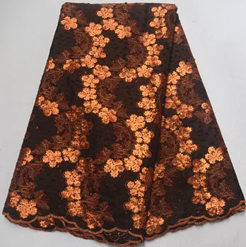 

5yards swiss voile lace in switzerland with sequins african lace fabric swiss voile lace high quality cotton lace PS-Q147