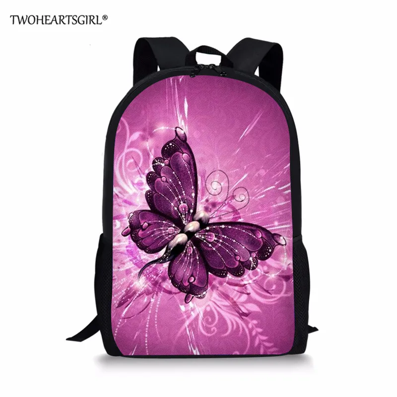 Twoheartsgirl бабочка школьная сумка наборы школьный рюкзак для девочек-подростков милые детские школьные сумки Mochila Escolar - Цвет: L5145C