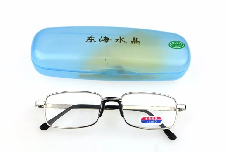 Очки для чтения мужские и женские классические очки пресбиопические очки 2,0 2,5 3,0 3,5 сплав оправа смола линзы Сверхлегкий с коробкой