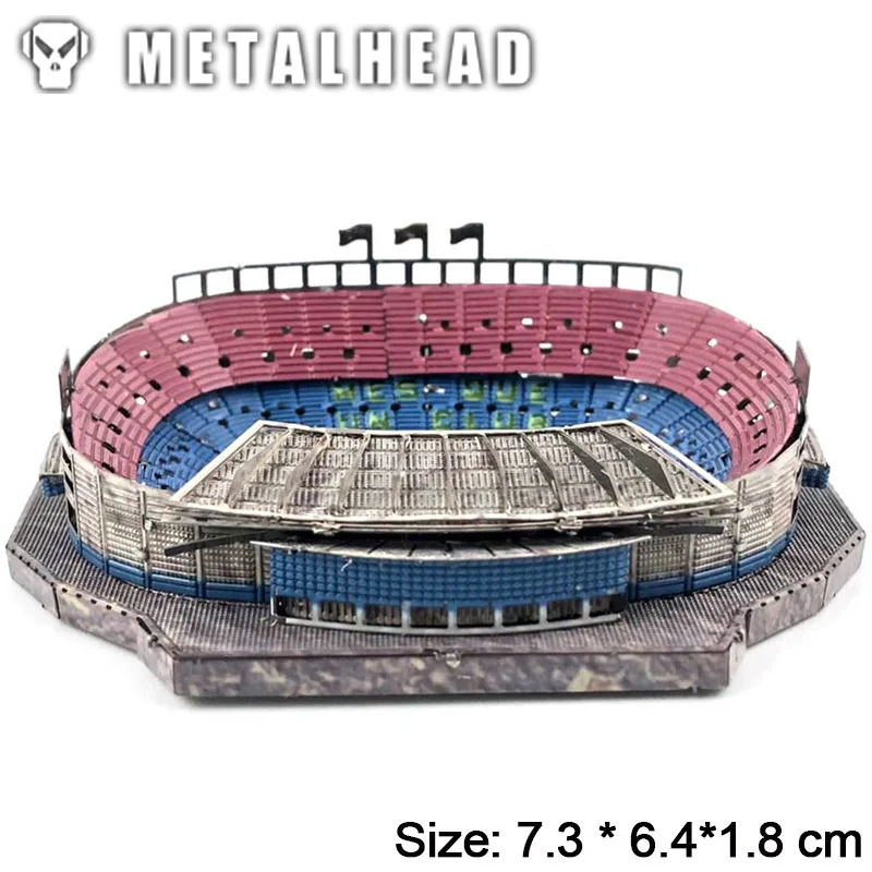 

Mini Color Football Field 3D Metal Puzzles Games Assembled Puzzle Jigsaw Kit For Adults Children Educational Collection Toys