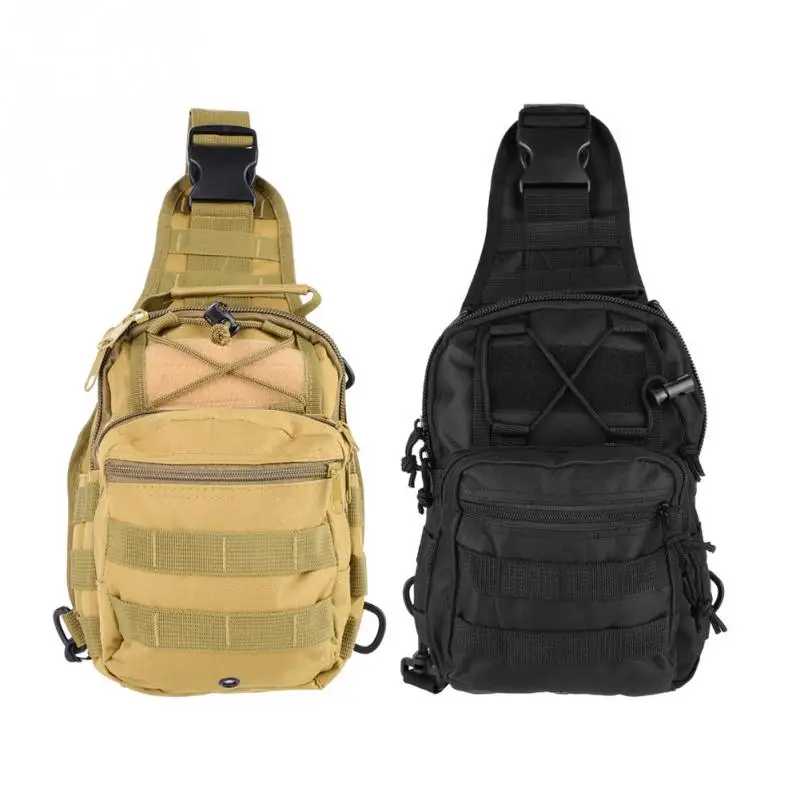 Buy 2 Colors Durable 15L Outdoor Bags Men Military Chest Shoulder Bag Pack for
