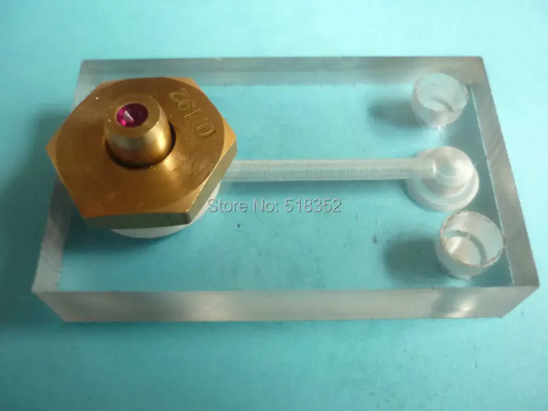 

0.192mm Water Jet Panel w/ Ruby Wire Guide, Water Spray Cooling Plate for Wire Cutt EDM Medium Speed Machine Wearing Parts