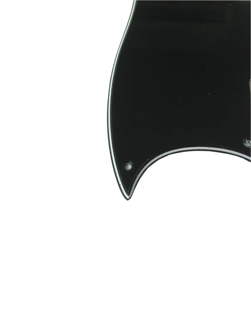Pleroo Guitar pickgaurd-For 61 SG Guitar Pickguard Scratch Plate , 3 Ply Black