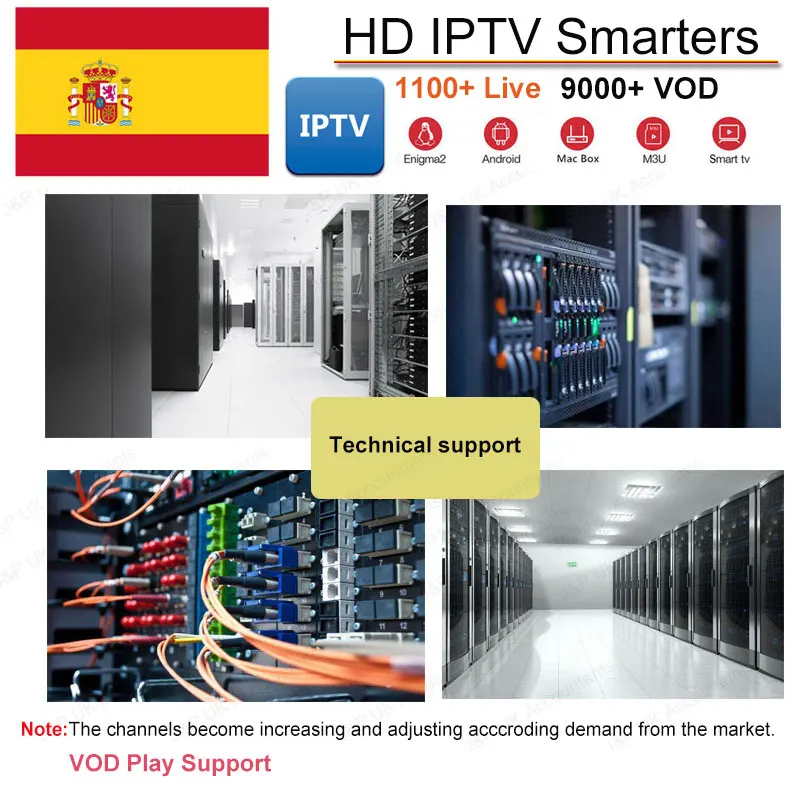 

Europe IPTV Subscription France German Spanish Sweden French Portugal Smart TV IPTV M3U support Android box tv ip tv