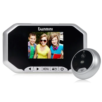 

3.0" Door Eye Digital Door Peephole Viewer Camera 160 Degrees LCD Color Screen Doorbell Viewer Video Record Night Vision DAMINI