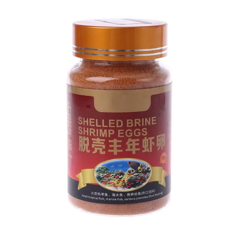 

Aquarium Nutrition Brine Shrimp Shelled Eggs Healthy Fish Food Feeding