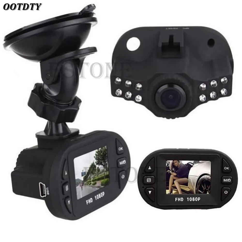 OOTDTY 1080P угол 120 Full HD IR ночное видение автомобильный видеорегистратор