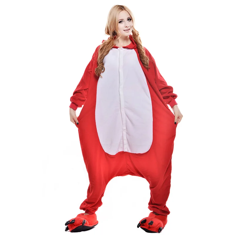New Unisex Adult Kigurumi Pajamas Anime Cosplay Costume Sleepwear Ali Fox
