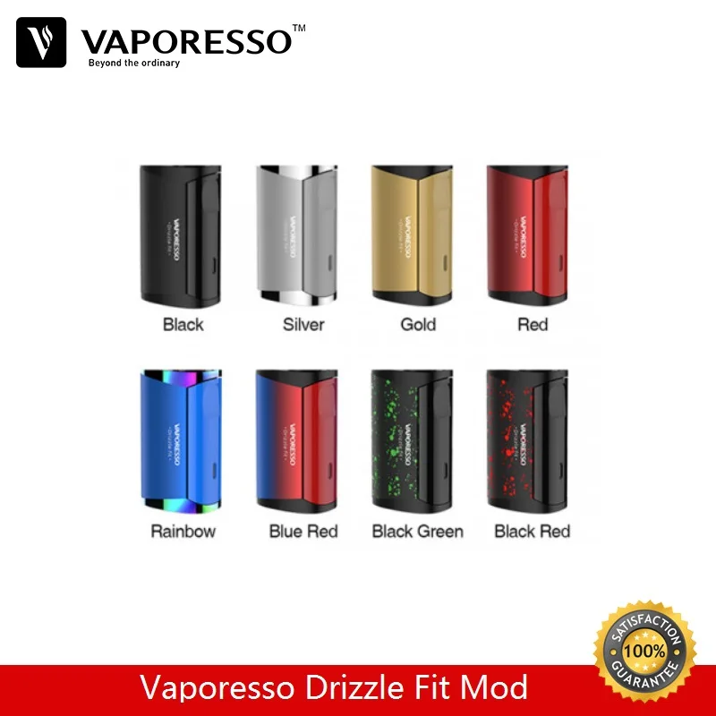 

Pre-order Vaporesso Drizzle Fit Box Mod 40W 1400mAh Built-in Battery Vape Mod Fit for 510 Atomizer Vaporizer E-Cigarettes Mods