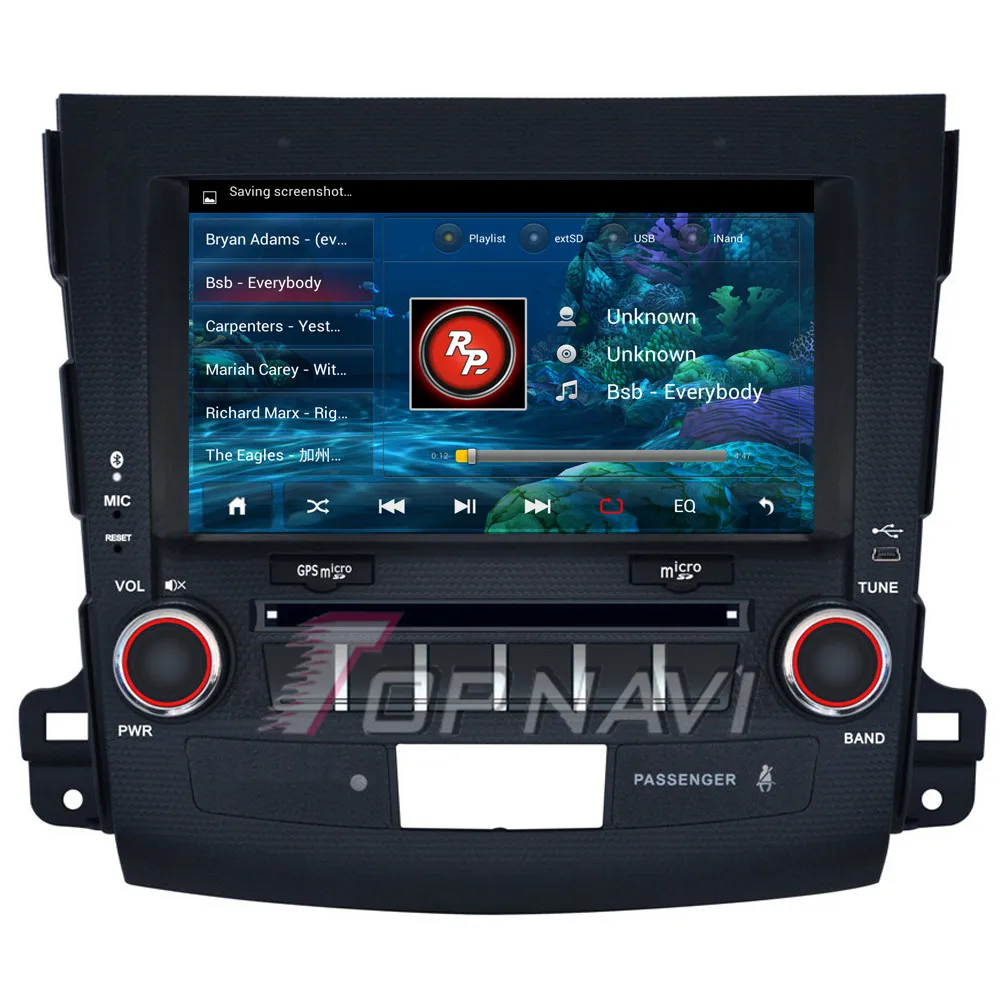 Flash Deal Topnavi 8" Quad Core Android 6.0 Car GPS Navigation for Mitsubishi Outlander Autoradio Multimedia Audio Stereo,NO DVD 1