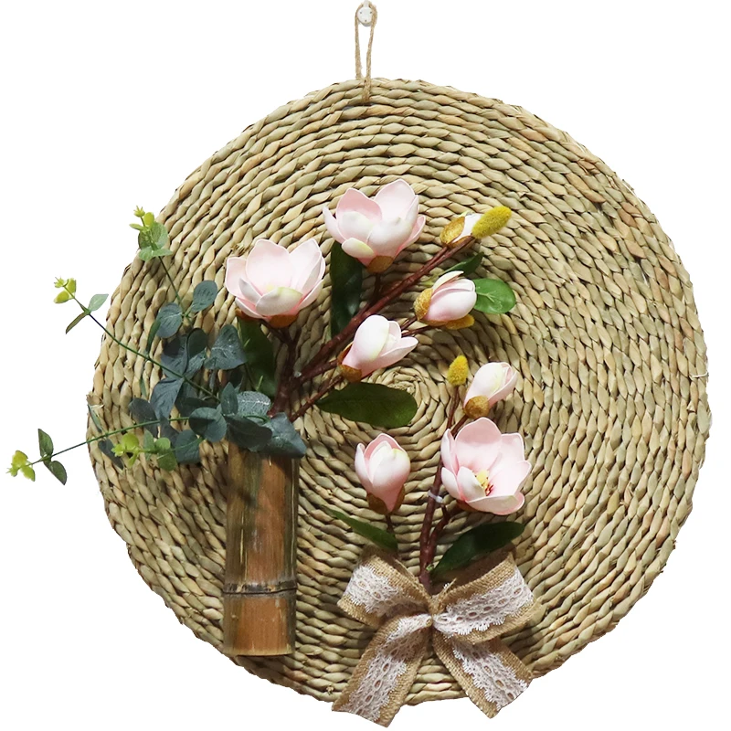 

Creative Artificial flower Chinese Rattan Wall decoration stereoscopic living room bedroom Home Decorations farmhouse decor
