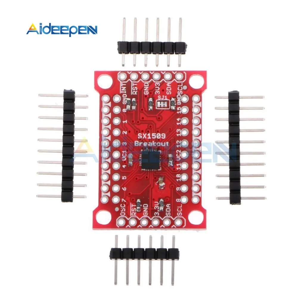 SX1509 16 канала I/O Выход Модуль и клавиатуры GPIO Напряжение уровень светодиодный драйвер