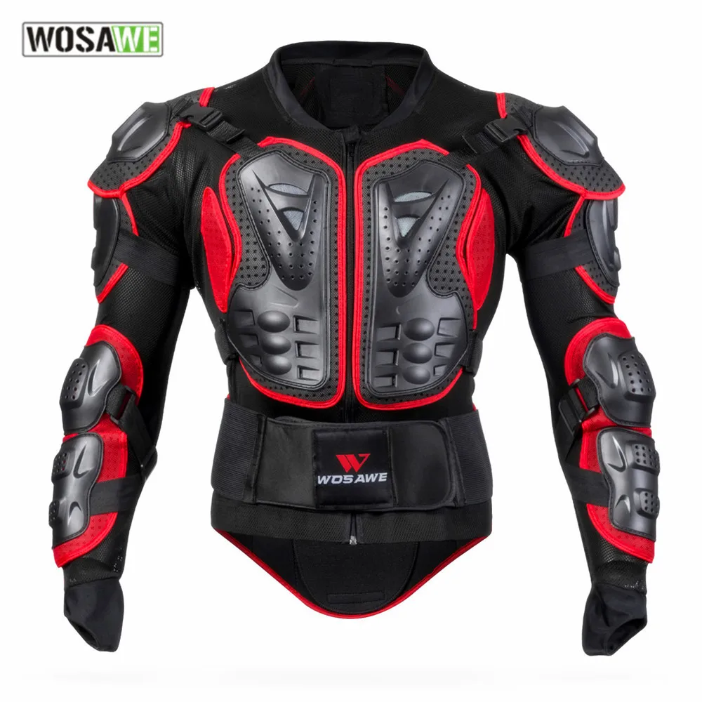 

WOSAWE Motorcycle Armor Windproof Men Womens Jackets Body Armor Clothing Guard Support Motocross Jackets Protection Gear