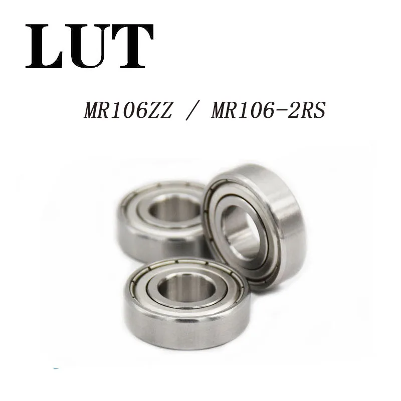 10 шт. подшипники MR106ZZ MR106 миниатюрные 6*10*3 мм модель ZZ шариковые L1060ZZ MR106Z 106 6X10X3