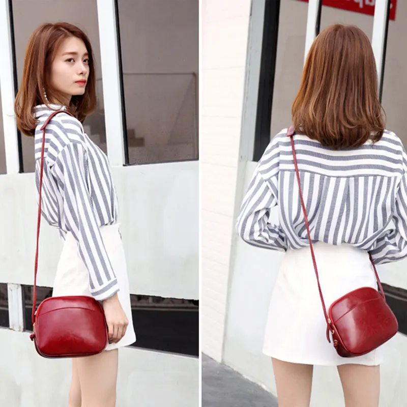 

Tonny Kizz women leather handbag shoulder bag female zipper Messenger pu ladies handbags Small Shell crossbody bags for women