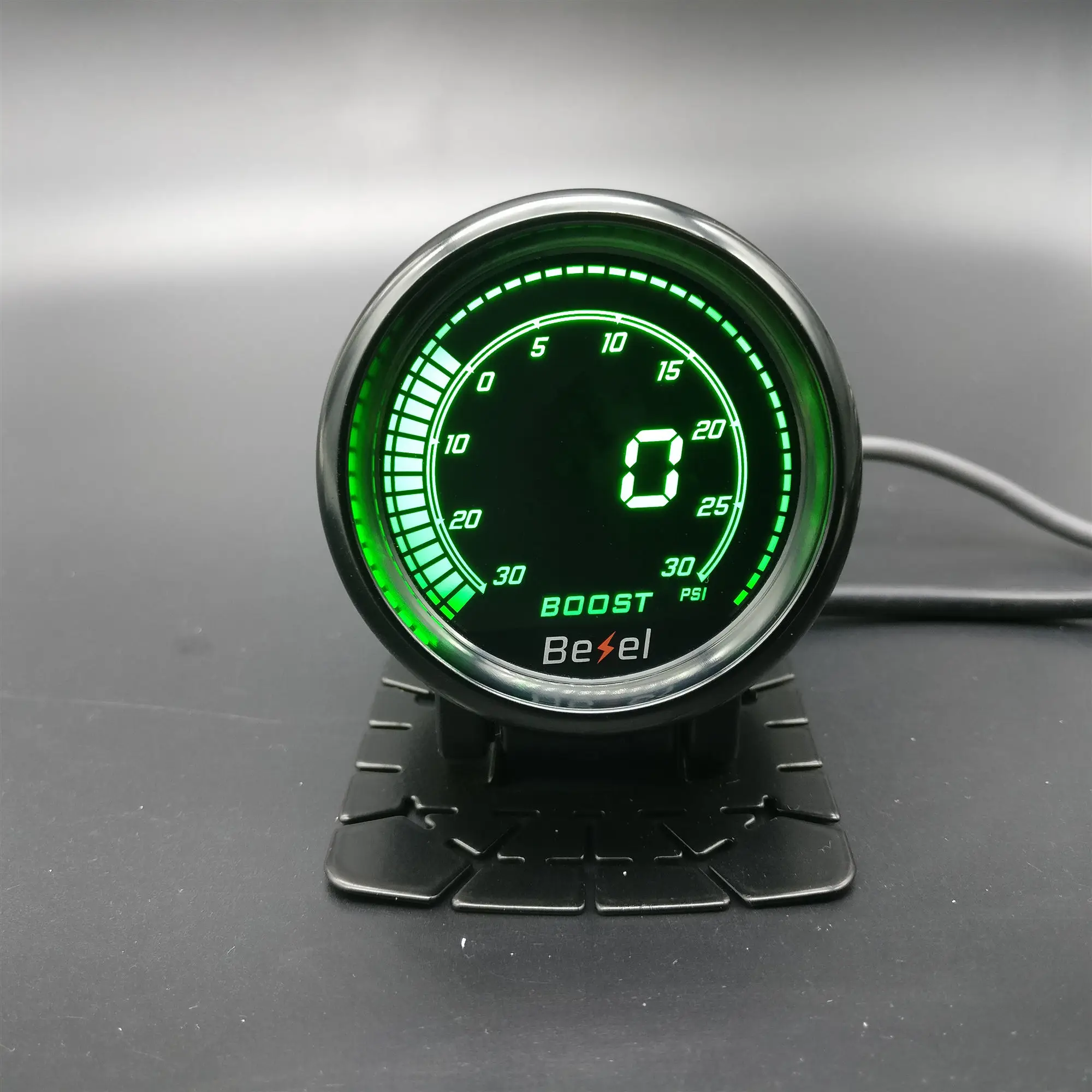 Новый дизайн 2 дюймовый 52 мм EVO LCD 30 ~ 30psi турбометр монитор 7 цветов в комплекте