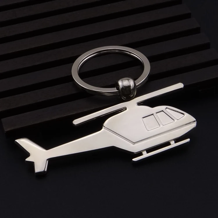 Брелок для ключей в виде вертолета из нержавеющей стали|steel key ring|stainless steel ringkey ring |