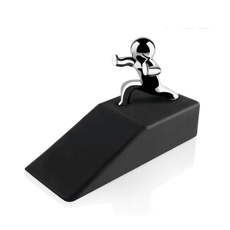 

Door Stops Doorman Push Shape Door Stop Wedge Stopper Rubber Base Jammer Block Blocker