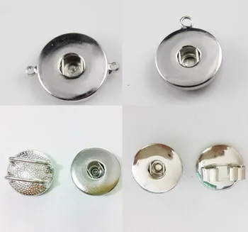 

Wholesale 4 Styles Mix Diy Snap Button Jewelry Accessories Wholesale 18mm Copper Snap Buttons Charm Findings