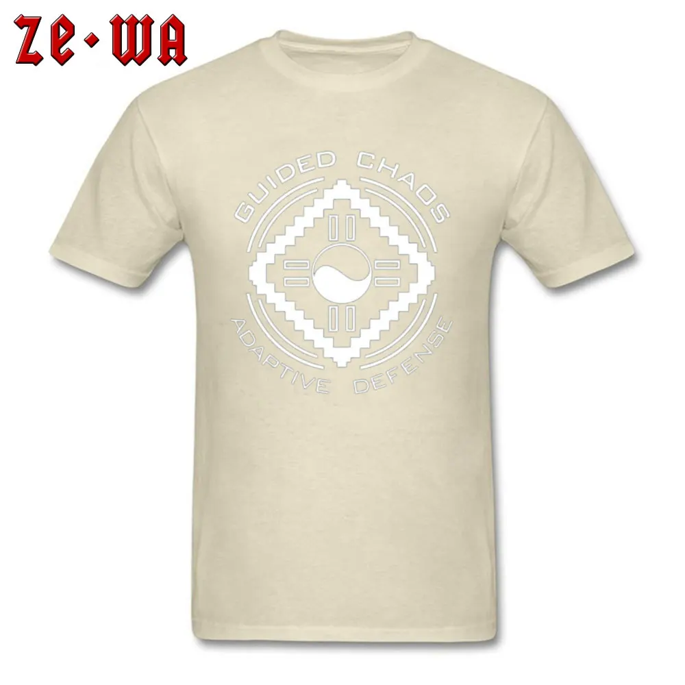 Casual Short Sleeve Tops T Shirt Father Day Crew Neck 100% Cotton Fabric Men's T Shirts Customized Casual Sweatshirts Slim Fit Guided Chaos trademarked black T shirts 19152 beige