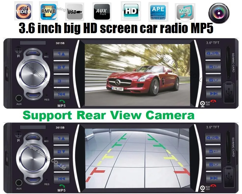 1 DIN autoradio 12V Car Radio player MP3 Audio Stereo FM Built in Bluetooth Phone with USB MMC Port Car Electronics auto radio
