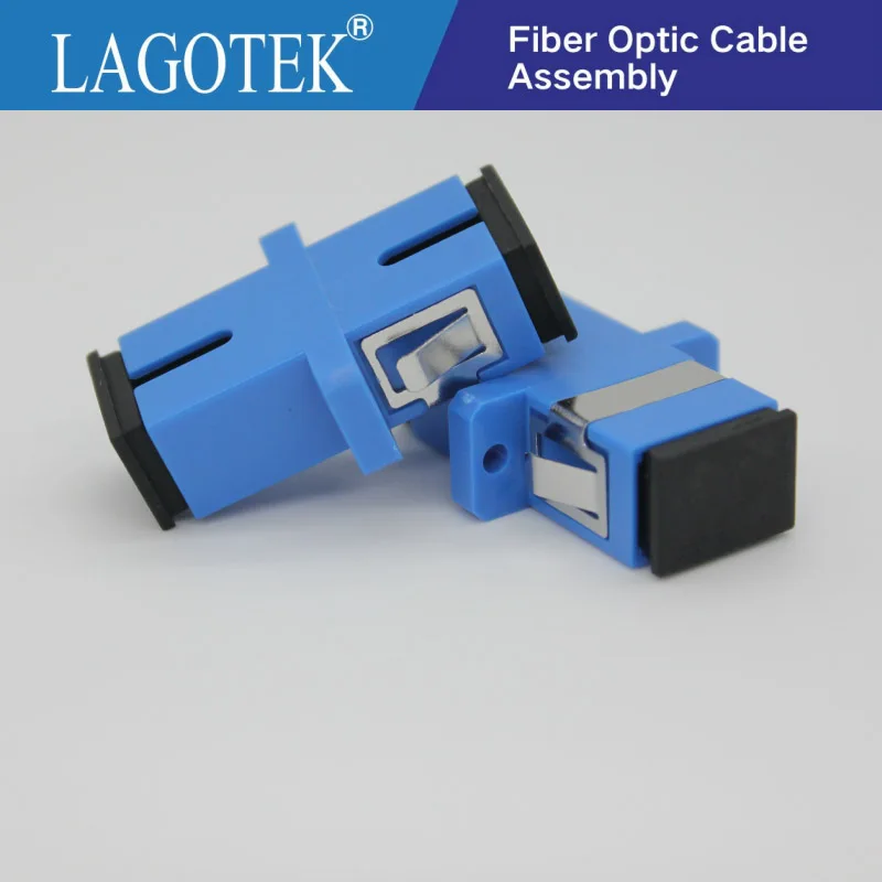 

50/100/200/500pcs SC UPC Simplex Single-mode Fiber optic Adapter SC Optical fiber coupler SC UPC Fiber flange SC connector