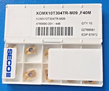 

10 PCS CARBIDE INSERT XOMX 10T304TR-M09 F40M
