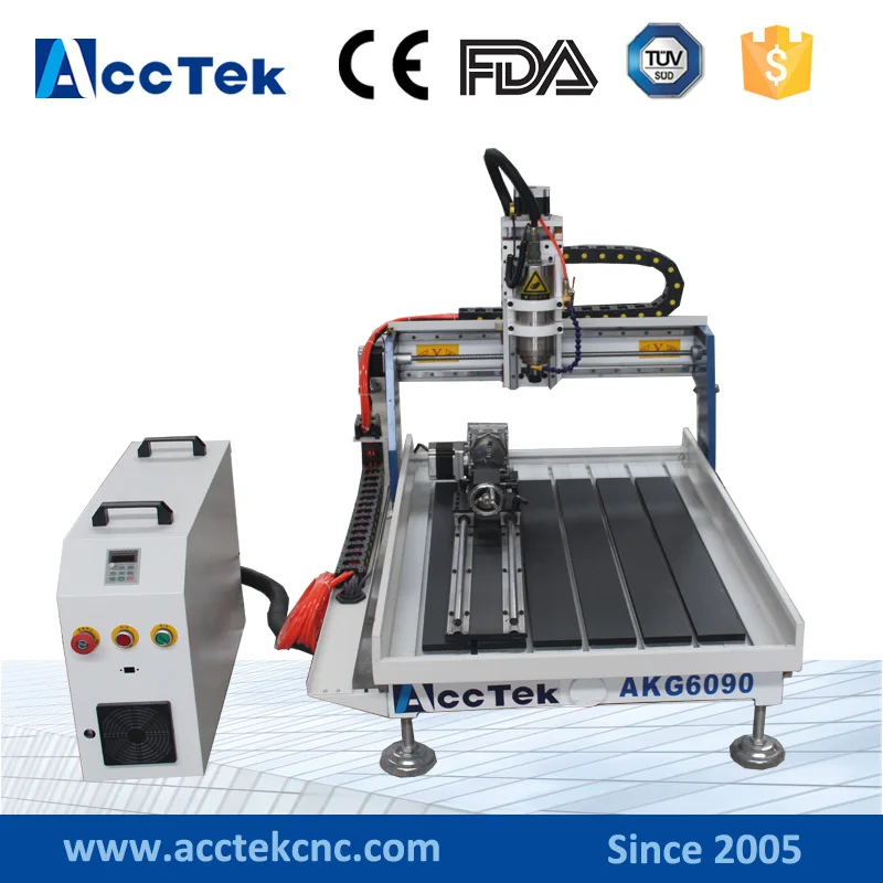 

600*900mm Mini cnc stone engraving machine with factory price 4 axis rotary attachment engrave wood, pvc, aluminum