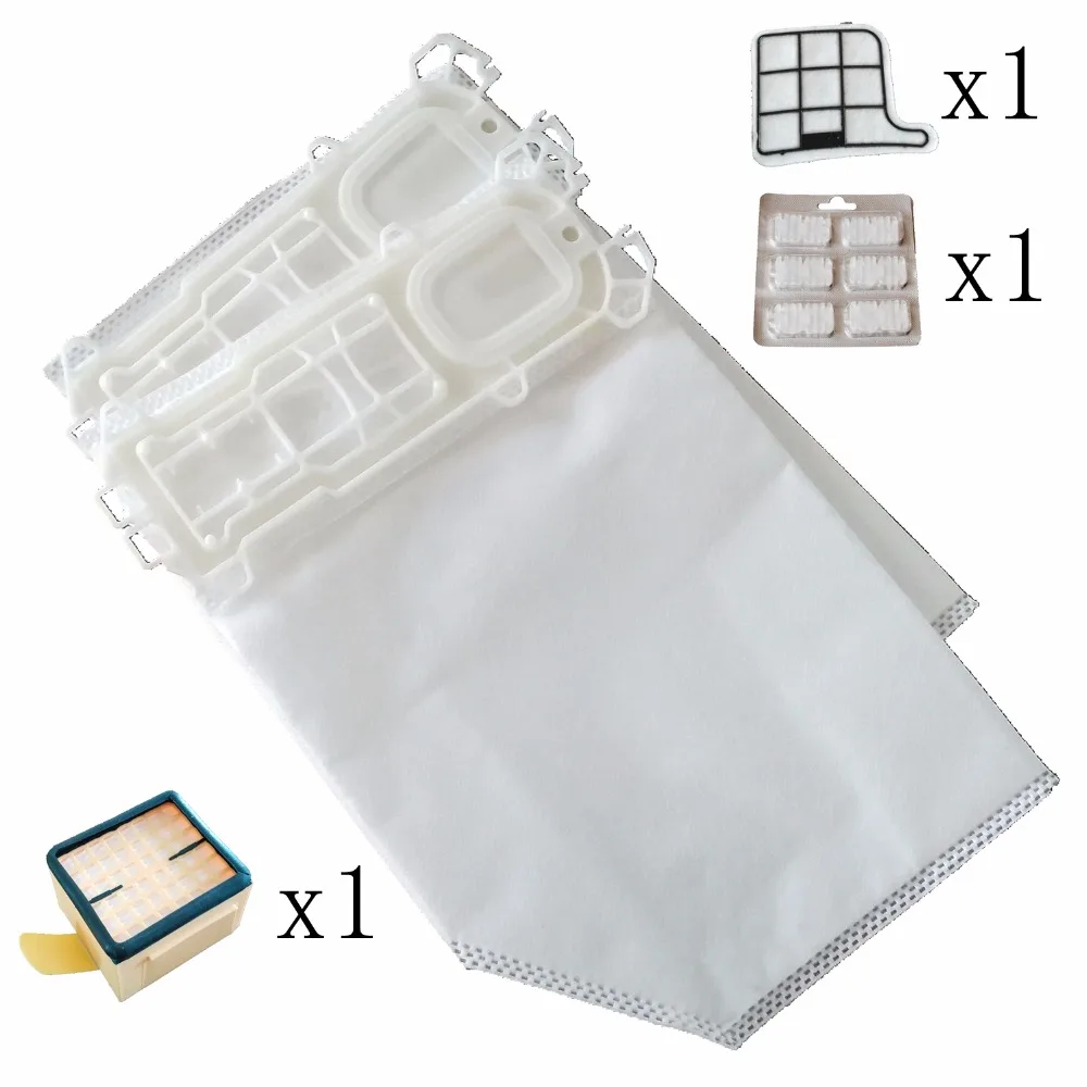 

Free shipping pack of 6 vacuum cleaner bag suitable for Vorwerk kobold 135 135SC 136 with HEPA filter air smell and motor filter
