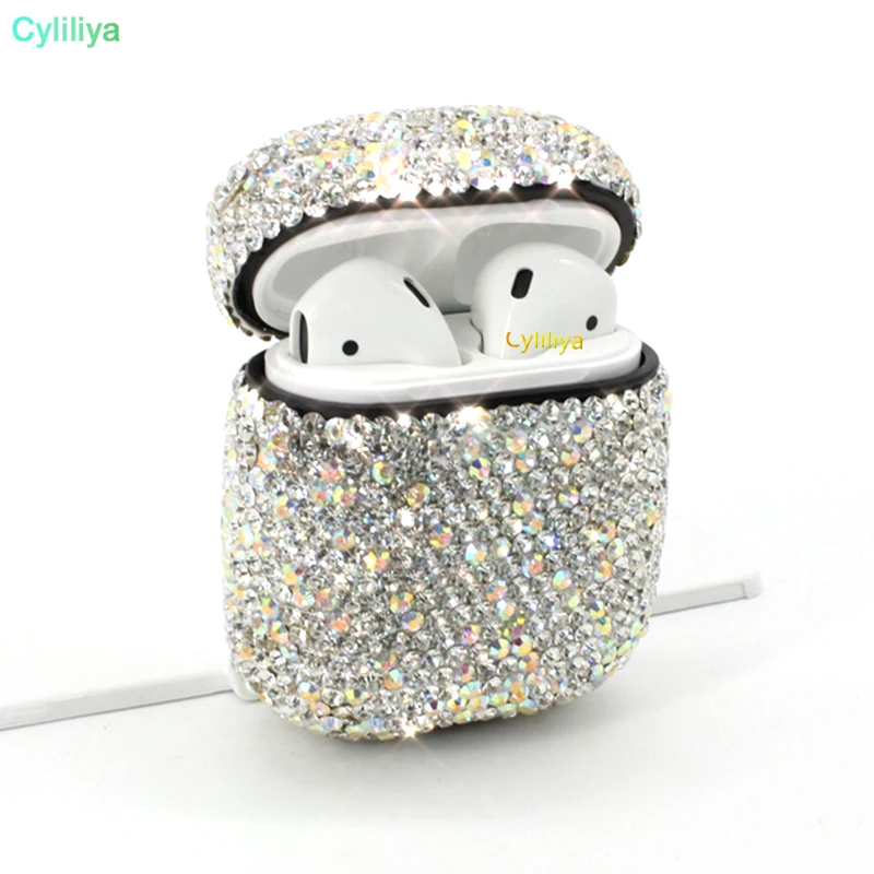 20 шт. для Apple Airpods Чехлы Стразы Чехол протектор Airpod чехол Earpod чехол анти-капля с розничной коробкой