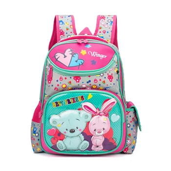 

SIXRAYS 2020 Children Backpack For Girls Cartoon Cat Pattern Backpacks Orthopedic School Bags Student Satchel Mochila Infantil