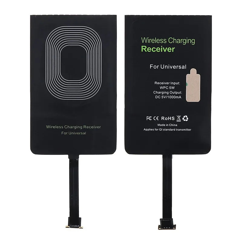 

Universal Ultra Slim Wireless Charger Charging Receiver Module 5V 1A for Android Phone with Micro-USB Interface High Quality