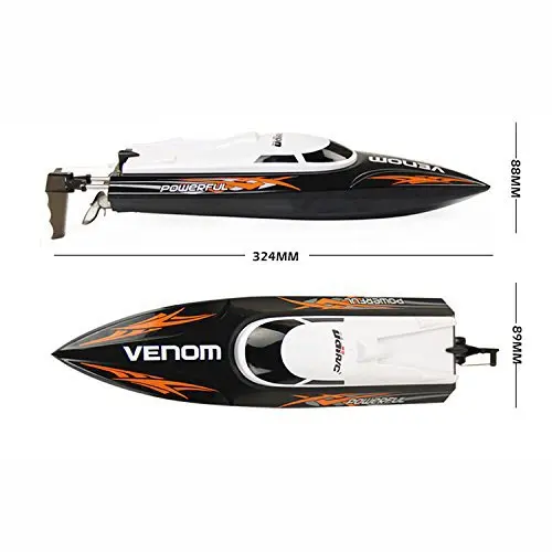 Udirc UDI011 Venom 2,4G дистанционное управление 180 градусов флип Высокая скоростная лодка RC гоночный катер для бассейнов, озёр и приключений на открытом воздухе