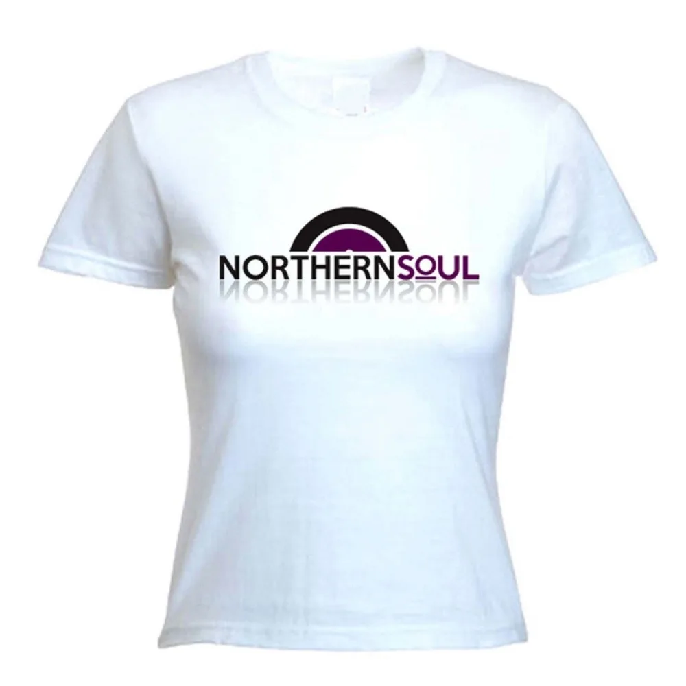 Виниловая женская футболка с логотипом NORTHERN SOUL-Keep The Faith Wigan Casino Motown