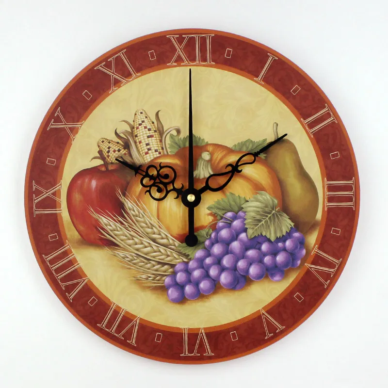часы настенные для кухни Пастораль большие бесшумный дома|orologi da parete|clock facewall clock