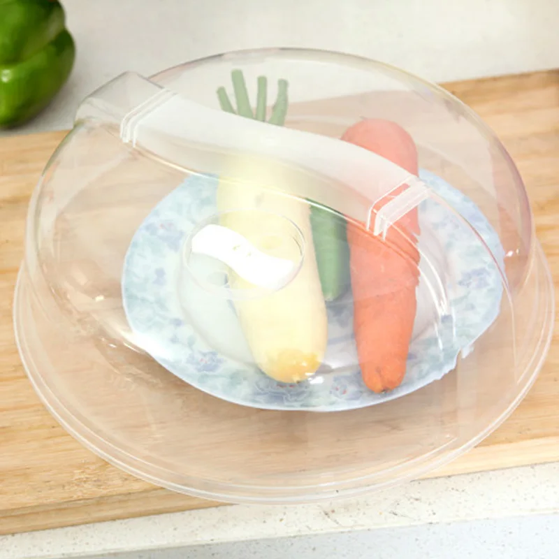 

Hot 1 Pcs Microwave Plate Lid Food Cover Vent Splatter Steam Dish Kitchen Protector FQ-ing