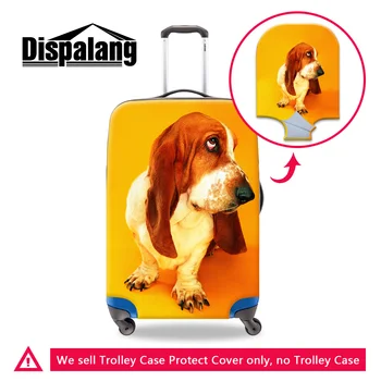 

Dispalang 3D bloodhound protective suitcase cover thickened elastic travel accessories newest animal dog stretch luggage covers