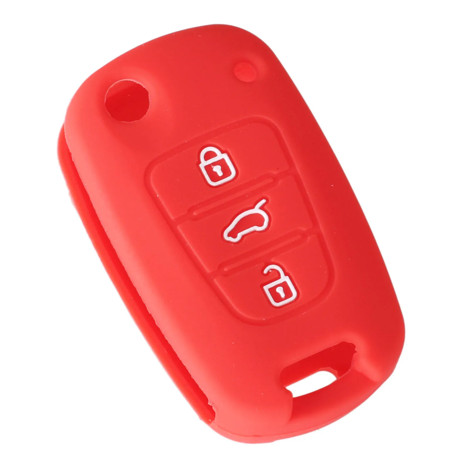 KEYYOU 3 пуговицы авто Стайлинг силиконовый для ключа автомобиля чехол hyundai i20 i30 i35 iX20