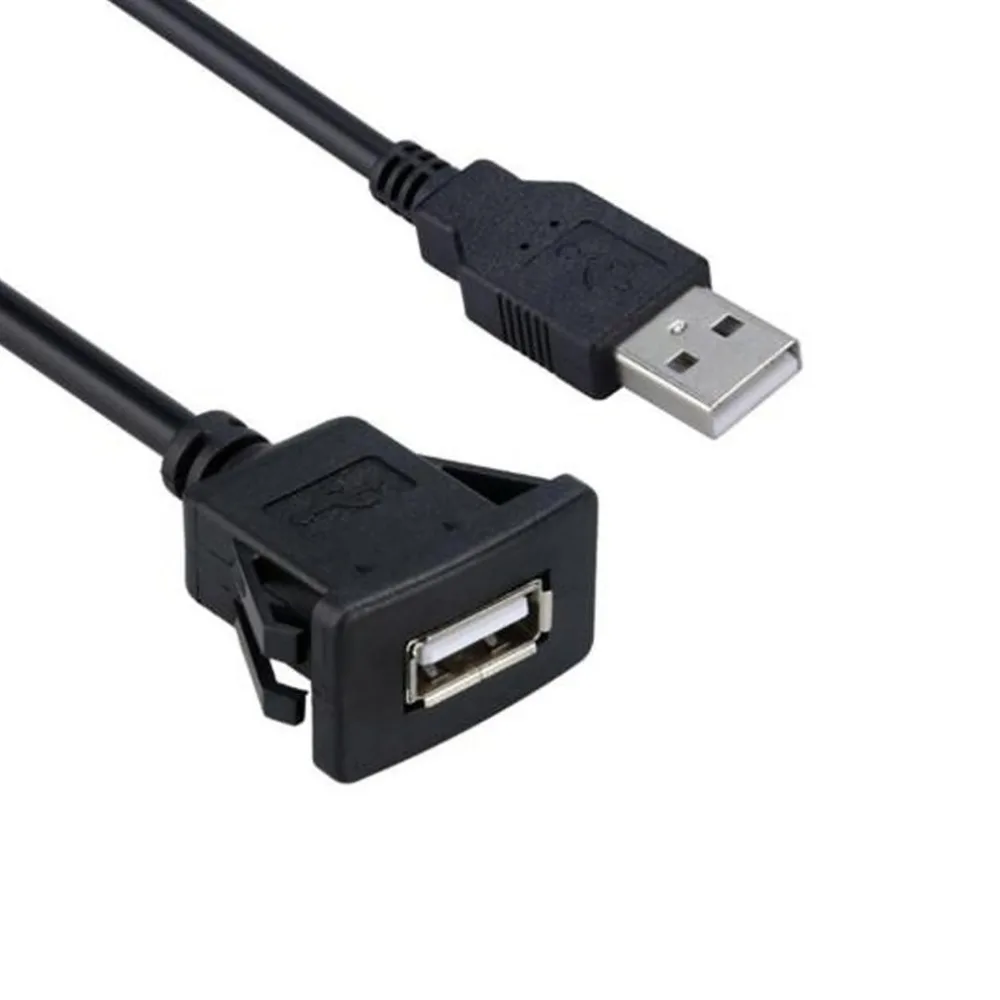 Автомобильная приборная панель с флеш-креплением USB штекер-гнездо панель расширения кабеля