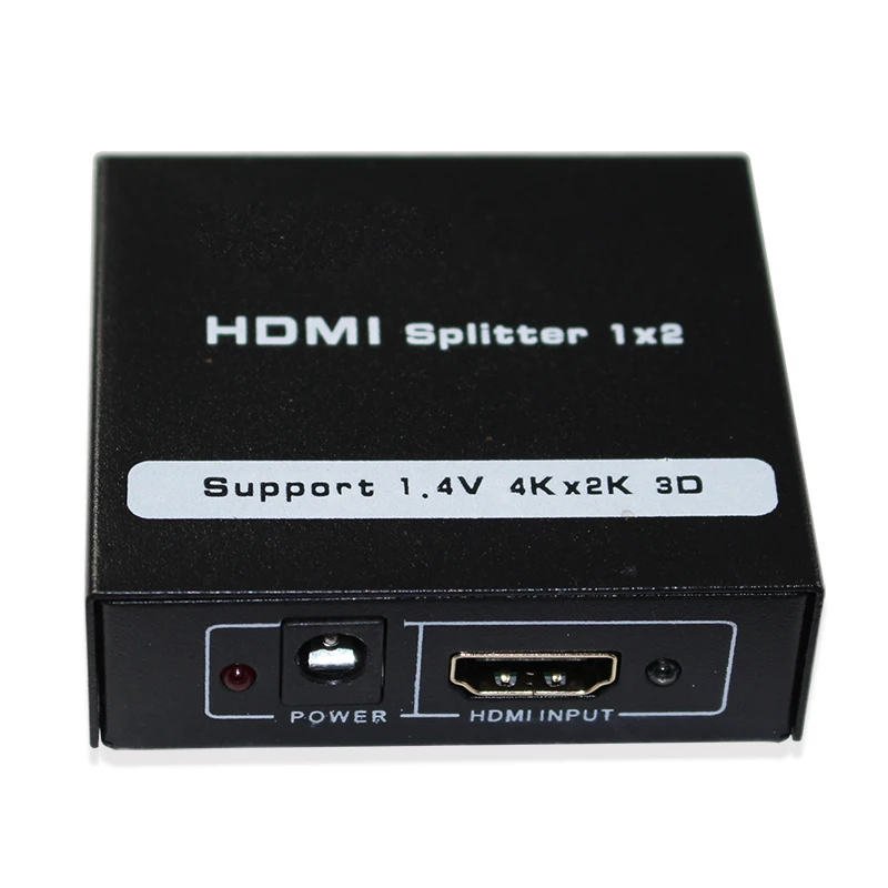 Hdcp Hdmi Splitter Full Hd 1080P Video Switcher Hdmi Switcher 1X2 Split 1 In 2 Out Amplificatore Doppio Display Per Hdtv Dvd Ps3 Xbox