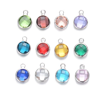 

10pcs/lot Glass Bead Charms Faceted teardrop beads Crystal Loose Beads for Jewelry Making Earring Wholesale Lots Bulk