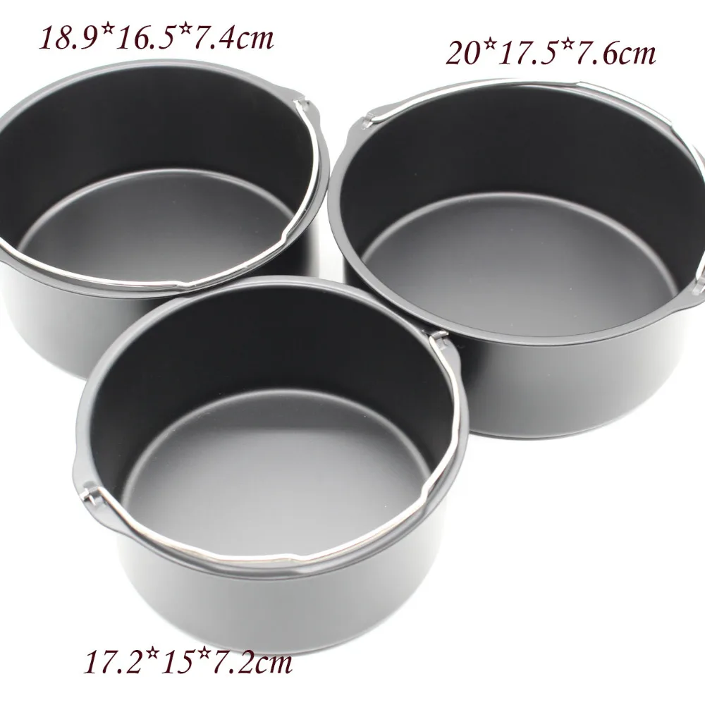 

Portable die round homemade fries fryer basket cake Baking Pan Tray Pot Making Chocolate Desserts Non-Stick Kitchen Supplies