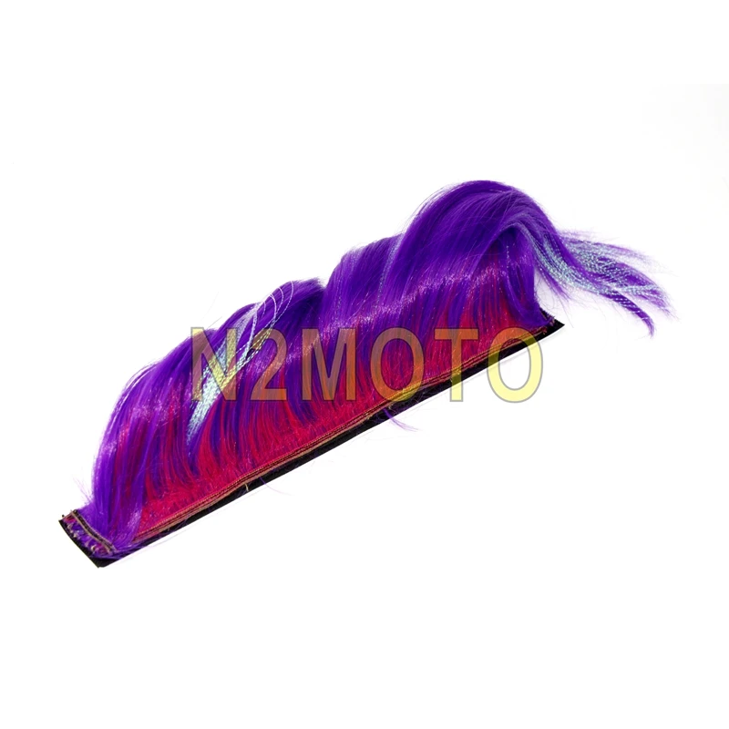 Мотокросса Mohawk шлем волос Панк Красочные моделирование парик для мотоциклетный