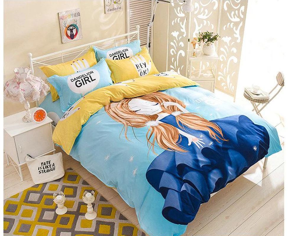 

New design, solid colors and zebra pattern design,3/4 pcs bedding sets bed sheet bedspread duvet cover/flat sheet/ pillowcases