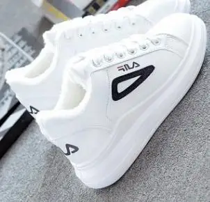 

2018 new versatile student warmth small white shoes female thickening
